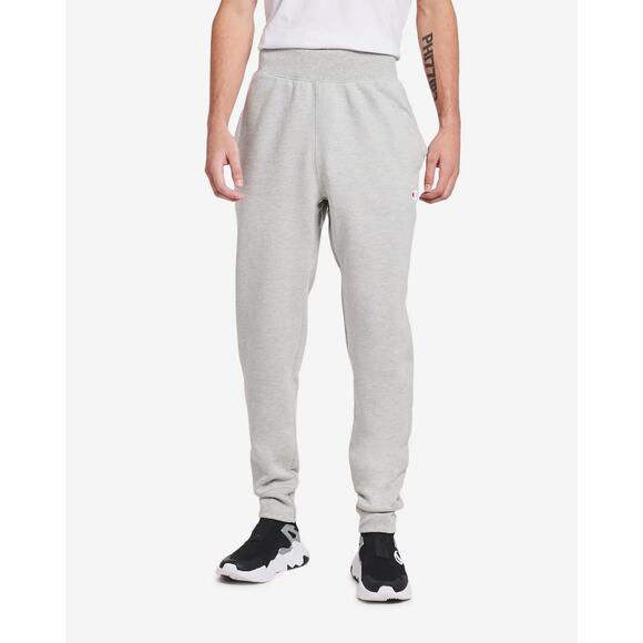 NEW Champion Reverse Weave Joggers Oxford Grey Size 2XL XXL Drawstring Men's - Picture 1 of 5